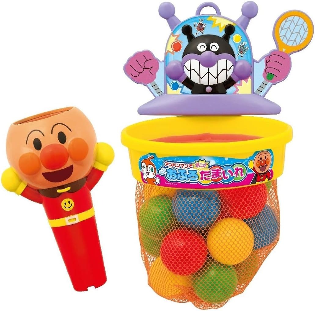 호빵맨 목욕탕 공 넣기