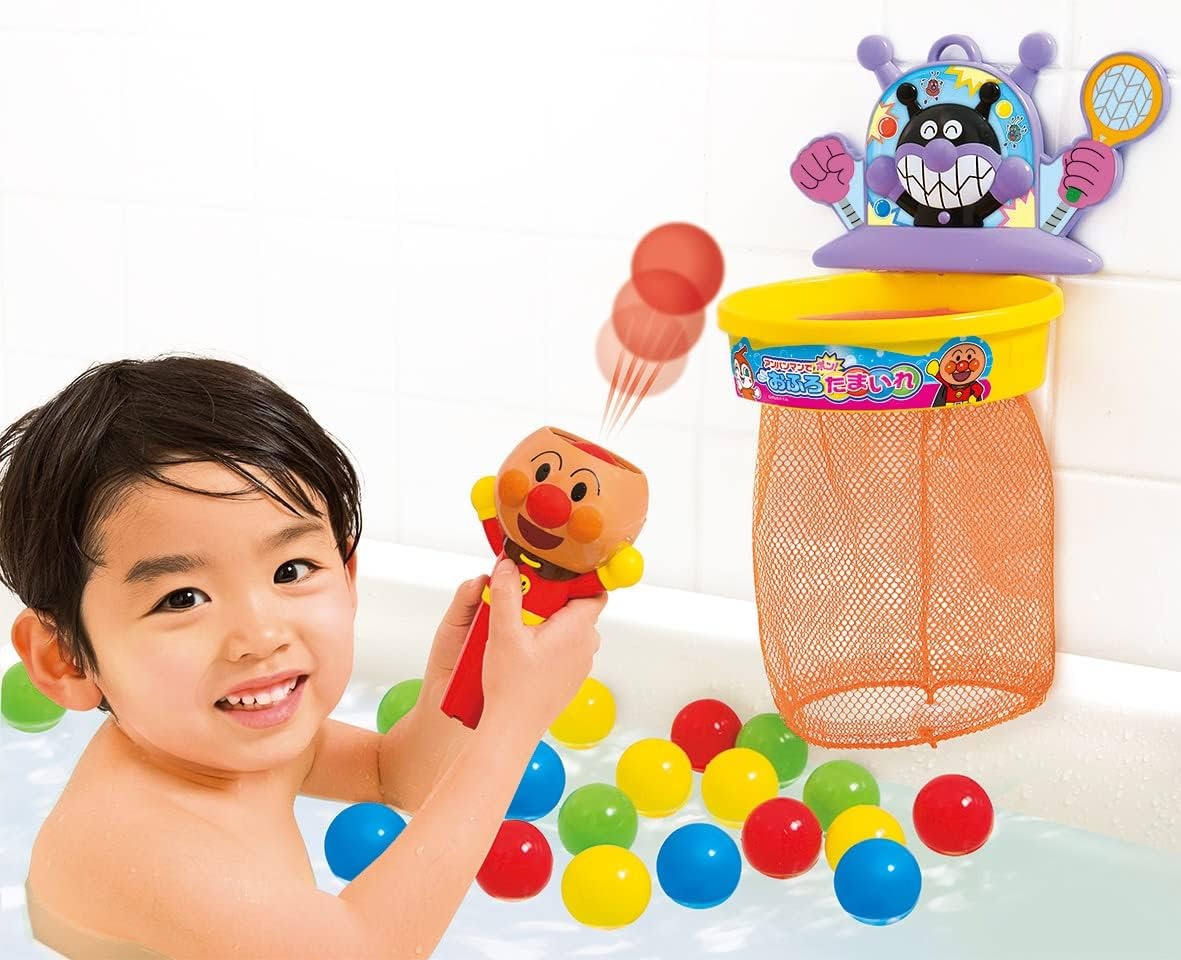 호빵맨 목욕탕 공 넣기